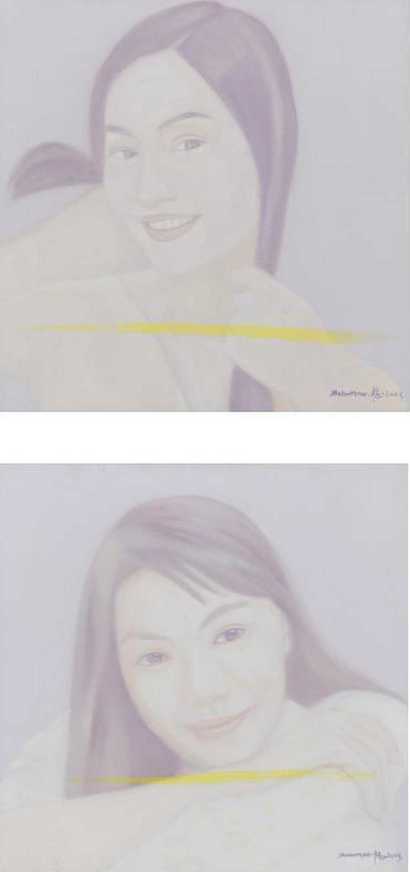 杨冕 2003年作 无题60.4 by 60.4 cm.